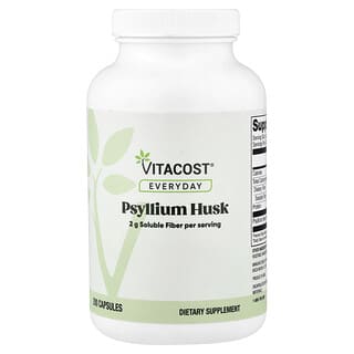 Vitacost, 車前子殼，2,625 毫克，200 粒素食膠囊