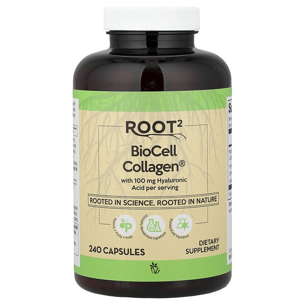 Vitacost, Root2, BioCell Collagen®, 240 Capsules — product photo 1
