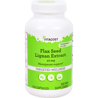Vitacost, Flax Seed Lignan Extract, 40 mg, 120 Capsules