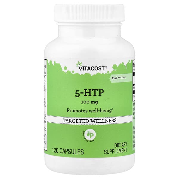 Vitacost, 5-HTP, 100 mg, 120 Capsules — product photo 1