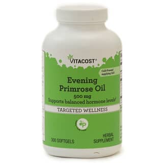 Vitacost, Evening Primrose Oil, 500 mg, 300 Softgels