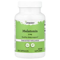 Vitacost, Mélatonine, 3 mg, 300 capsules