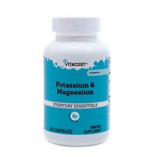 Vitacost, Potassium & Magnesium, 200 Capsules
