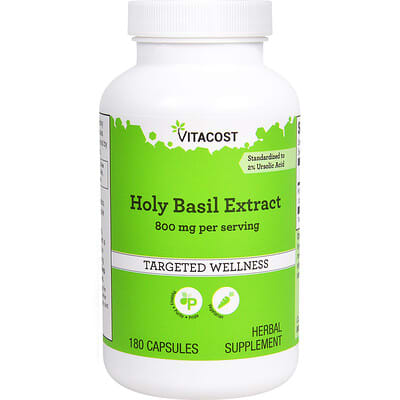 Vitacost, Holy Basil Extract, 180 Capsules (400 mg per Capsule)