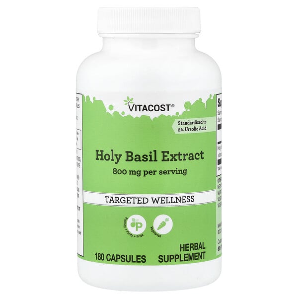 Vitacost, Holy Basil Extract, 180 Capsules (400 mg per Capsule)