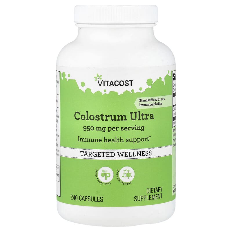 Colostrum Ultra, 240 Capsules (475 mg per Capsule)