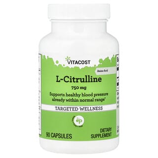 Vitacost, L-Citrulline, 750 mg, 90 Capsules