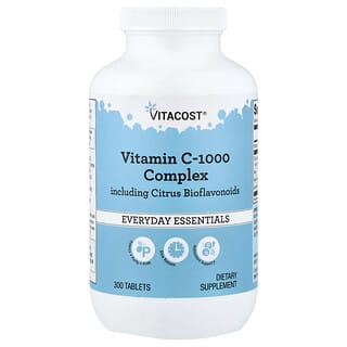 Vitacost, Vitamin C-1000 Complex Including Citrus Bioflavonoids, 300 Tablets