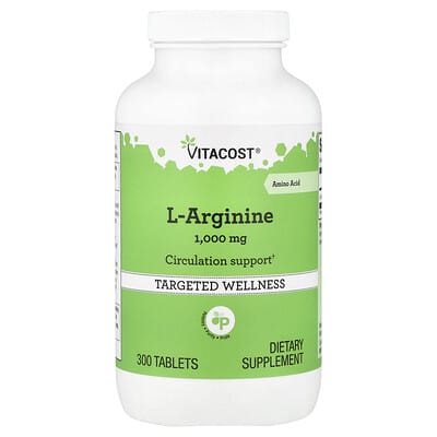 L-Arginine, 1,000 mg, 300 Tablets