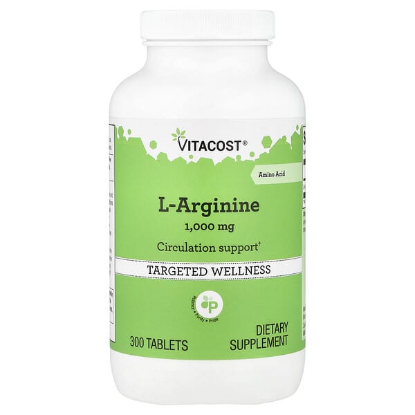 Vitacost, L-Arginine, 1,000 mg, 300 Tablets — product photo 1