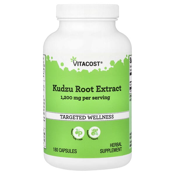 Vitacost, Kudzu Root Extract, 180 Capsules (600 mg per Capsule) — product photo 1