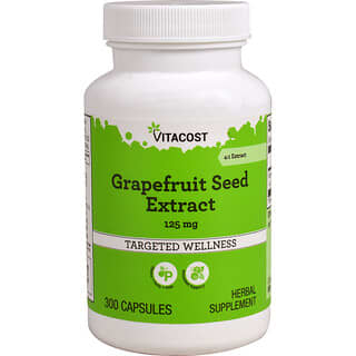 Vitacost, Grapefruit Seed Extract, 125 mg, 300 Capsules