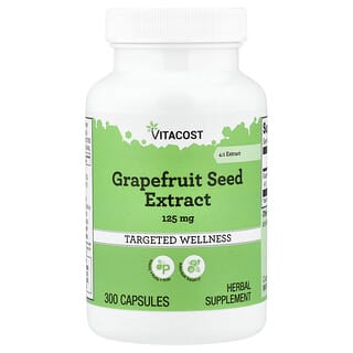 Vitacost, Grapefruit Seed Extract, 125 mg, 300 Capsules