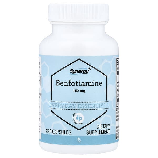 Vitacost, Synergy®, Benfotiamine, 150 mg, 240 Capsules — product photo 1