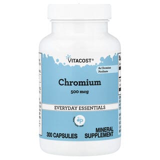 Vitacost, Chromium, 500 mcg, 300 Capsules