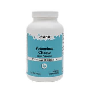 Vitacost, Citrato de Potássio, 99 mg, 300 Cápsulas