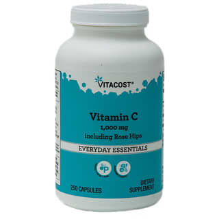 Vitacost, Vitamin C Including Rose Hips, 250 Capsules