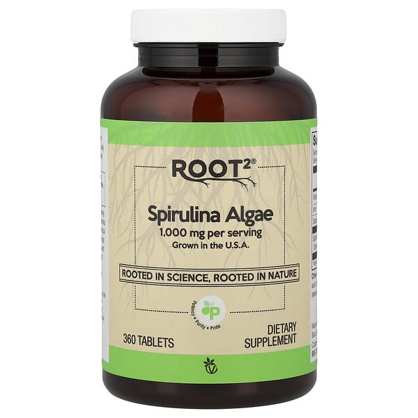 Vitacost, Root2®, Spirulina Algae, 360 Tablets