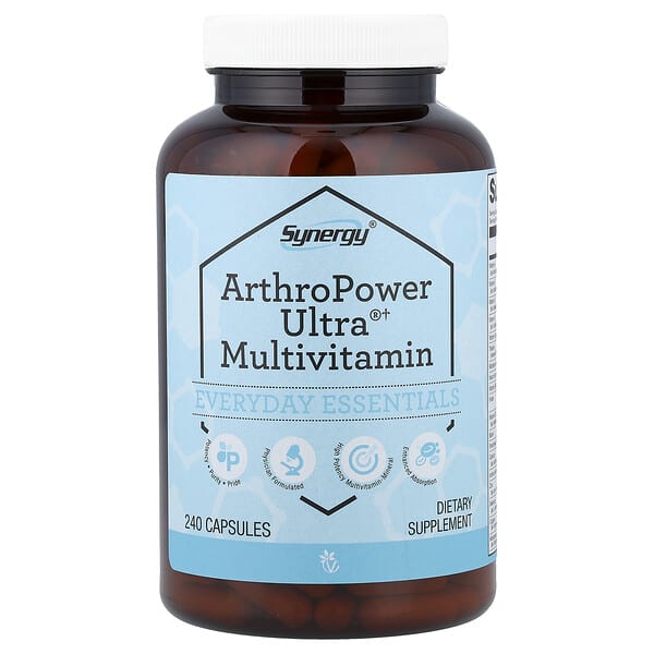 Vitacost, Synergy®, ArthroPower Ultra® Multivitamin, 240 Capsules — product photo 1