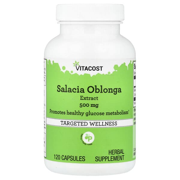 Vitacost, 살라시아(Salacia oblonga) 추출물, 500mg, 캡슐 120정