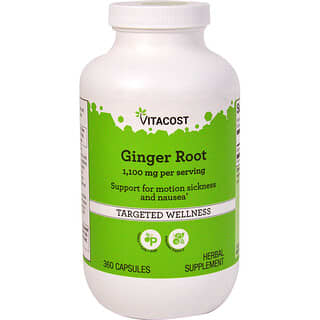 Vitacost, Ginger Root, Ingwer-Wurzel, 360 Kapseln (550 mg pro Kapsel)