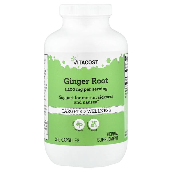 Vitacost, Ginger Root, 360 Capsules (550 mg per Capsule) — product photo 1