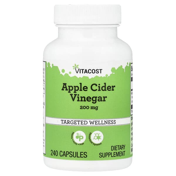 Vitacost, Apple Cider Vinegar, 200 mg, 240 Capsules