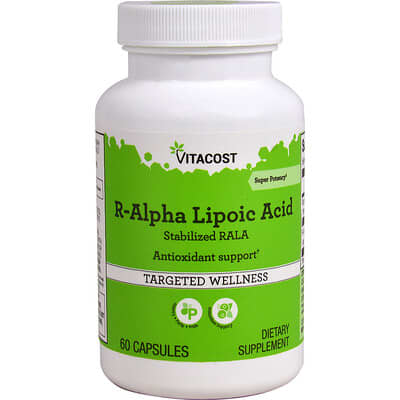 Vitacost, R-Alpha Lipoic Acid, 60 Capsules (210 mg per Capsule)