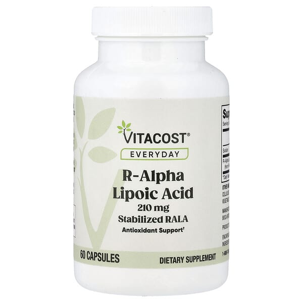 Vitacost, R-Alpha Lipoic Acid, 210 mg, 60 Capsules — product photo 1