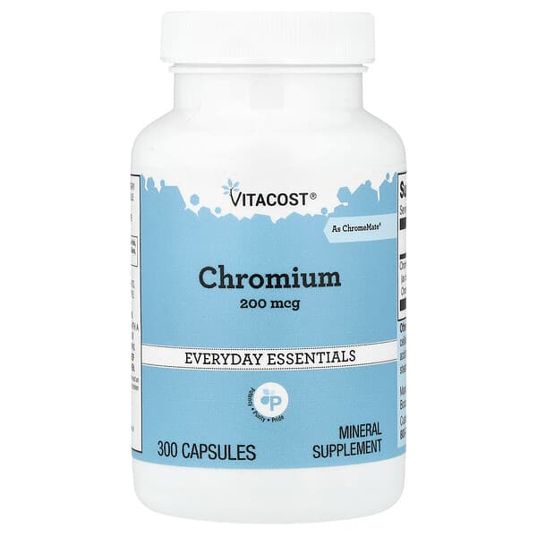 Vitacost, Chromium, 200 mcg, 300 Capsules — product photo 1
