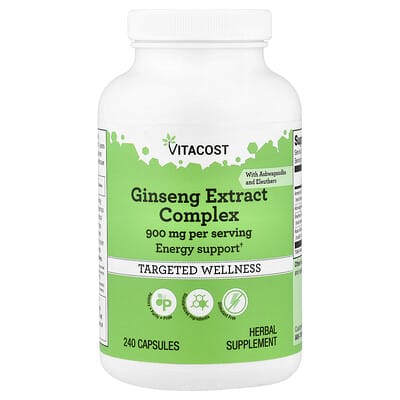 Vitacost, Ginseng Extract Complex, 240 Capsules