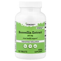 Vitacost, Boswellia-extract, 307 mg, 120 tabletten