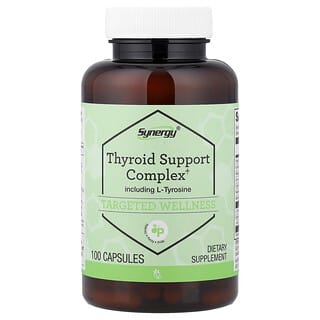 Vitacost, Synergy®, Thyroid Support Complex With L-Tyrosine, 100 Capsules