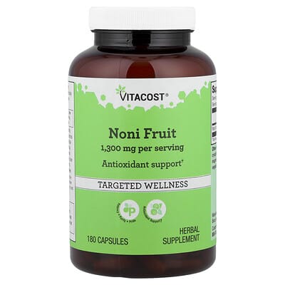 Vitacost, Noni Fruit, 180 Capsules (650 mg per Capsule)