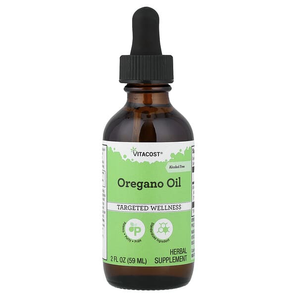 Vitacost, Oregano Oil, Alcohol Free, 2 fl oz (59 ml) — product photo 1