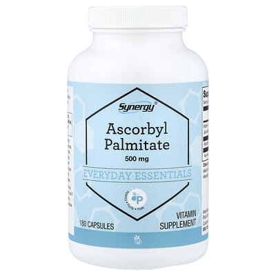 Vitacost, Synergy&reg;, Ascorbyl Palmitate, 500 mg, 180 Capsules