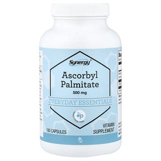 Vitacost, Synergy®, Palmitato de ascorbilo, 500 mg, 180 cápsulas