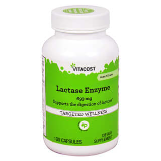 Vitacost, Lactase Enzyme, 693 mg, 100 Capsules