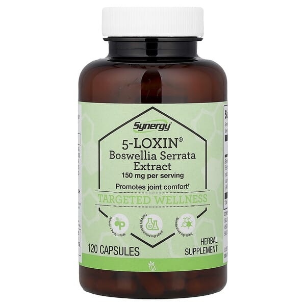 Vitacost, Synergy®, 5-Loxin®, Boswellia Serrata Extract, 120 Capsules (75 mg per Capsule) — product photo 1