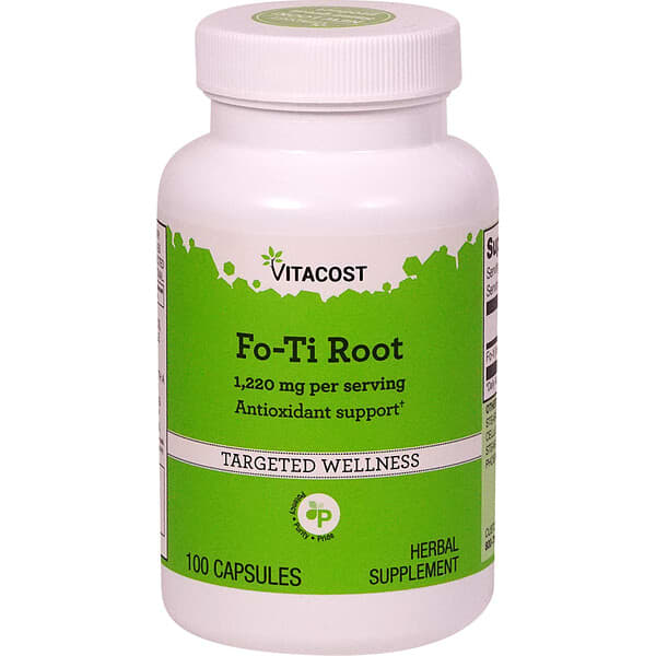 Vitacost, Fo-Ti Root, 1220 mg per serving, 100 Capsules — product photo 1