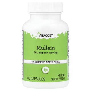 Vitacost, Muleína, 100 Cápsulas (330 mg por Cápsula)