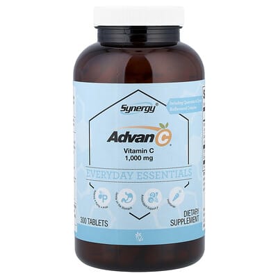 Vitacost, Synergy®, Advan-C® Including Quercetin & Citrus Bioflavonoid Complex, 300 Tablets
