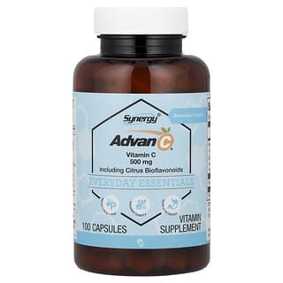 Vitacost, Synergy®, Advan-C® Including Citrus Bioflavonoids, 100 Capsules
