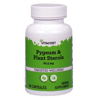 Vitacost‏, بيجيوم وستيرولات نباتية ، 62.5 ملجم ، 60 كبسولة