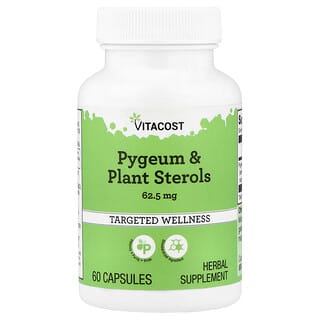 Vitacost, Pygeum & Plant Sterols, 60 Capsules