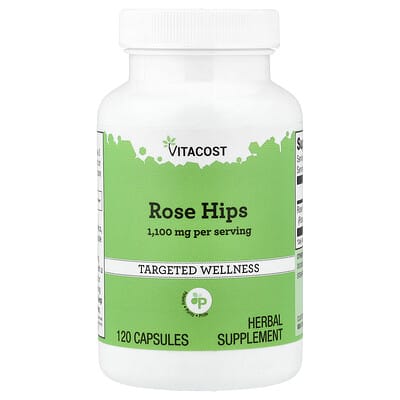 Vitacost, Rose Hips, 120 Capsules (550 mg per Capsule)