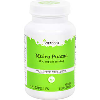 Vitacost, Muira Puama, 120 Capsules (300 mg per Capsule)