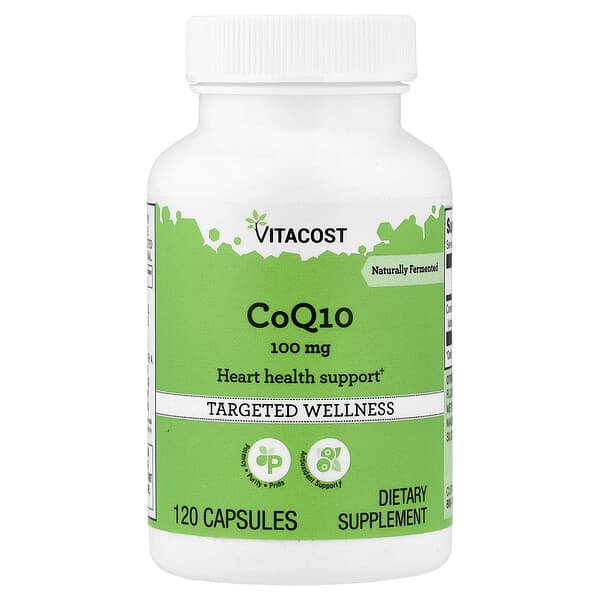 Vitacost, CoQ10, 100 mg, 120 cápsulas