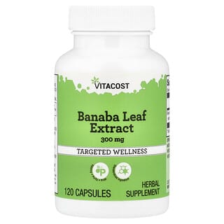 Vitacost, Banaba Leaf Extract, 300 mg, 120 Capsules