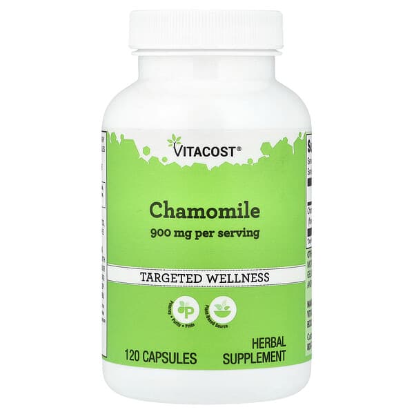 Vitacost, Chamomile, 120 Capsules (450 mg per Capsule) — product photo 1